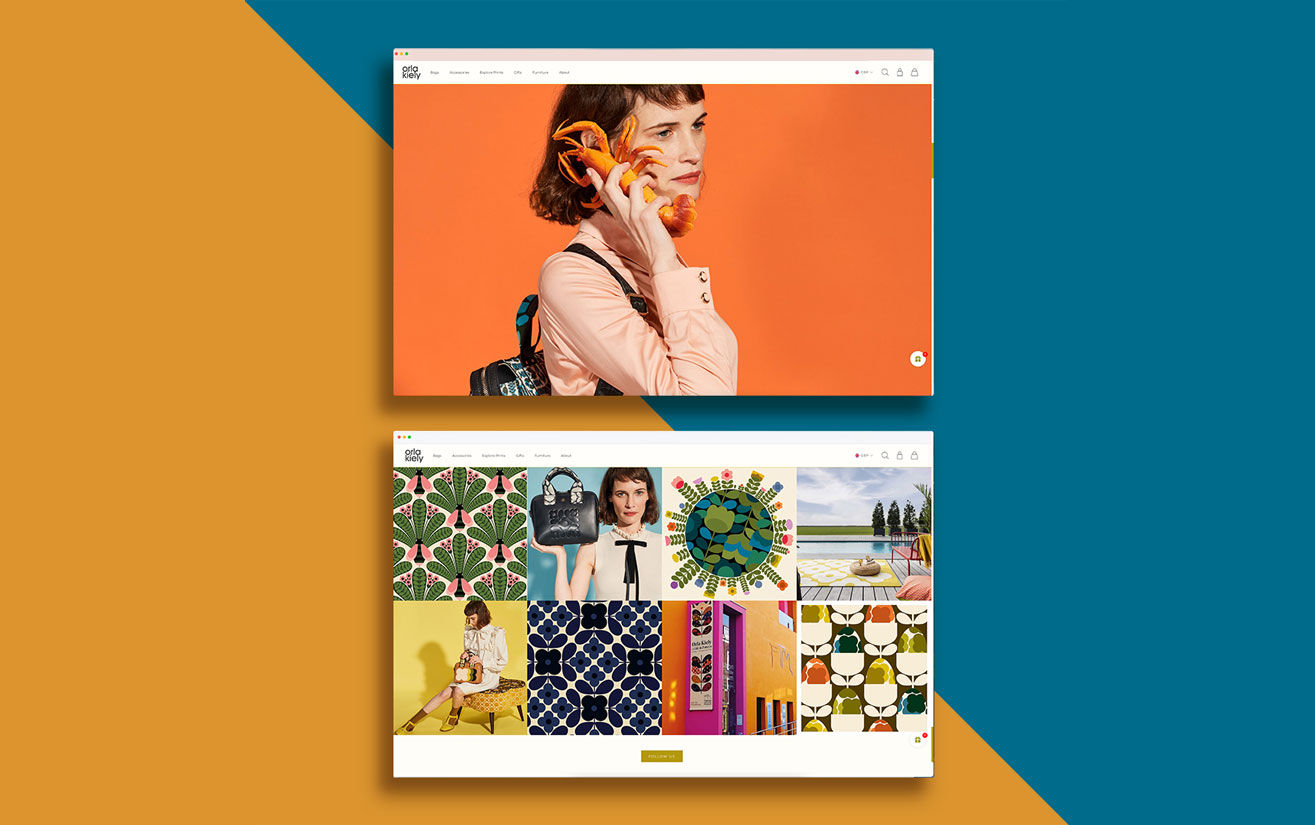 Orla Kiely Shopify Website Design by Farrows